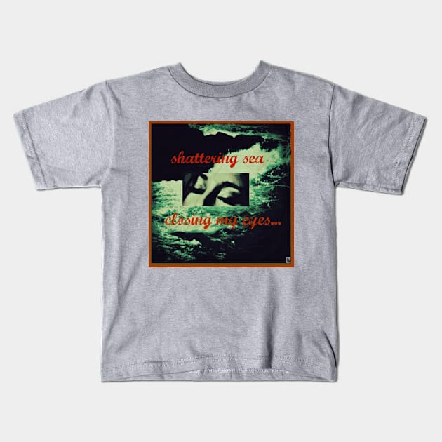 Shattering Sea Kids T-Shirt by RabbitWithFangs